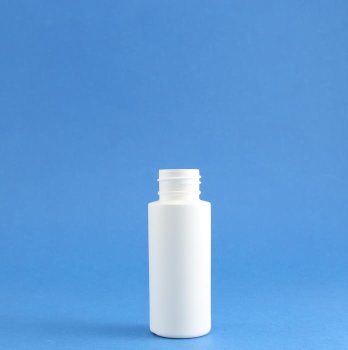 50ml Tall Simplicity Bottle White HDPE 24mm Neck